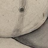 Extremely Fine c. Early 19th Century Indian Ink Drawing of Hindu Ascetic with Yogadanda