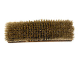 Beautiful 1866 Horsehair Brush with Cut Paper and Reverse Glass Painted Inlay