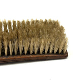 Beautiful 1866 Horsehair Brush with Cut Paper and Reverse Glass Painted Inlay