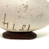 1874 Oyster Painted Treen Egg Bank