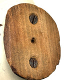 1874 Oyster Painted Treen Egg Bank