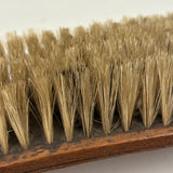 Beautiful 1866 Horsehair Brush with Cut Paper and Reverse Glass Painted Inlay