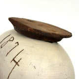 1874 Oyster Painted Treen Egg Bank