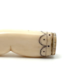 Fabulous c. Mid 1800s Sailor Made Whalebone Ladies Leg Pipe Tamper