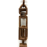 Unusual, Architectural, 25 Inch Long Hanging Whimsy Chain with Moving Parts