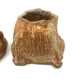 Super Folky (and Just Super) Clay Cat Jar with Ill Fitting Head