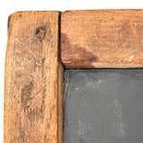 Beautiful Early Slate with Wooden Nails and Tin Wrapped Corner Mend