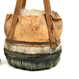 Gorgeous Set of Four Traditional Japanese Deer Hair Brushes from Former Woodblock Printing Studio