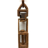 Unusual, Architectural, 25 Inch Long Hanging Whimsy Chain with Moving Parts