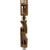 Unusual, Architectural, 25 Inch Long Hanging Whimsy Chain with Moving Parts