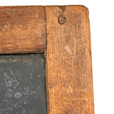 Beautiful Early Slate with Wooden Nails and Tin Wrapped Corner Mend