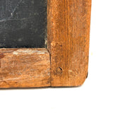 Beautiful Early Slate with Wooden Nails and Tin Wrapped Corner Mend