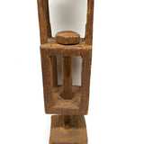 Unusual, Architectural, 25 Inch Long Hanging Whimsy Chain with Moving Parts