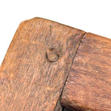 Beautiful Early Slate with Wooden Nails and Tin Wrapped Corner Mend