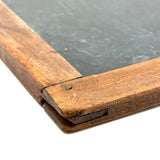 Beautiful Early Slate with Wooden Nails and Tin Wrapped Corner Mend