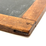 Beautiful Early Slate with Wooden Nails and Tin Wrapped Corner Mend