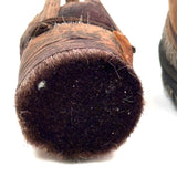 Gorgeous Set of Four Traditional Japanese Deer Hair Brushes from Former Woodblock Printing Studio