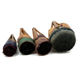 Gorgeous Set of Four Traditional Japanese Deer Hair Brushes from Former Woodblock Printing Studio