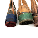 Gorgeous Set of Four Traditional Japanese Deer Hair Brushes from Former Woodblock Printing Studio
