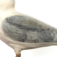 SOLD Excellent 1971 Signed Folk Art Seagull on Driftwood Base