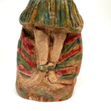 Fabulous Big Blonde Bare Chested Folk Art Hula Dancer