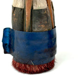 Gorgeous Set of Four Traditional Japanese Deer Hair Brushes from Former Woodblock Printing Studio