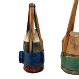 Gorgeous Set of Four Traditional Japanese Deer Hair Brushes from Former Woodblock Printing Studio