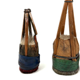 Gorgeous Set of Four Traditional Japanese Deer Hair Brushes from Former Woodblock Printing Studio