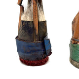 Gorgeous Set of Four Traditional Japanese Deer Hair Brushes from Former Woodblock Printing Studio