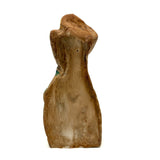 Fabulous Big Blonde Bare Chested Folk Art Hula Dancer