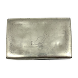 Very Sweet Georgian Silver Snuff Box with Delicately Engraved Hen