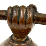 Clenched Fist, Antique Bronze Paperweight