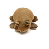 Highly Empathetic Little Antique Straw Stuffed Frog (with a few holes)