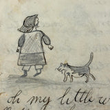 The Life of Little Witenose the Knowing Cat, Hattie's Ultra Naive 1854 Homemade Story Book