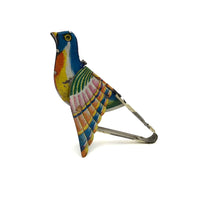 c. 1940s Tin Litho Flapping and Chirping Bird Squeeze Toy
