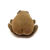 Highly Empathetic Little Antique Straw Stuffed Frog (with a few holes)