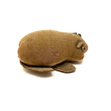 Highly Empathetic Little Antique Straw Stuffed Frog (with a few holes)