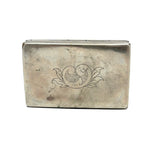 Very Sweet Georgian Silver Snuff Box with Delicately Engraved Hen