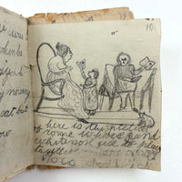 The Life of Little Witenose the Knowing Cat, Hattie's Ultra Naive 1854 Homemade Story Book