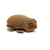 Highly Empathetic Little Antique Straw Stuffed Frog (with a few holes)