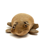 Highly Empathetic Little Antique Straw Stuffed Frog (with a few holes)