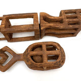 Unusual, Architectural, 25 Inch Long Hanging Whimsy Chain with Moving Parts