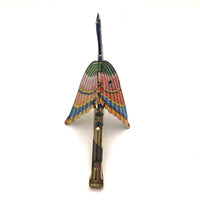 c. 1940s Tin Litho Flapping and Chirping Bird Squeeze Toy