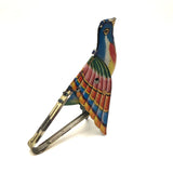 c. 1940s Tin Litho Flapping and Chirping Bird Squeeze Toy