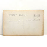 Boy with Laundry on the Line, Barely There, Very Lovely Old Real Photo Postcard