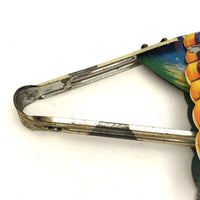 c. 1940s Tin Litho Flapping and Chirping Bird Squeeze Toy