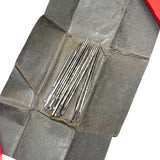 Scarce Set of Early-Mid 19th Century German Sail Needles with Wonderful Engraved Label