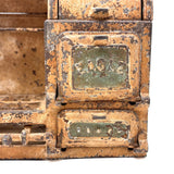 Hubley Cast Iron Eagle Gas Range Stove, 1920s (Original Paint, Great Patina, No Legs)