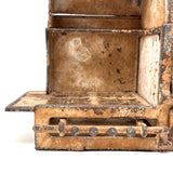 Hubley Cast Iron Eagle Gas Range Stove, 1920s (Original Paint, Great Patina, No Legs)