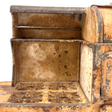 Hubley Cast Iron Eagle Gas Range Stove, 1920s (Original Paint, Great Patina, No Legs)